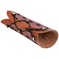 Protector de Cuero del Brazo para Tiradores Protector de antebrazo de Tiro con Arco Protección del Protector del Brazo…